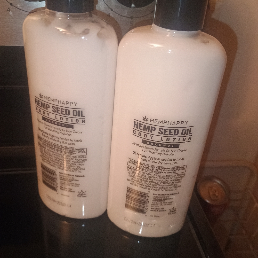 HempHappy Hemp Seed Oil Body Lotion Set Coconut - Picture 5 of 5